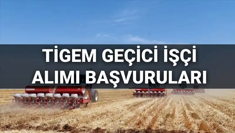 TİGEM 2025 Geçici İşçi Alımı: Başvuru Süreci ve Şartlar Neler?