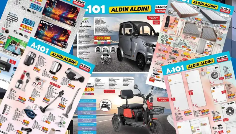 A101'in Yeni Aktüel Kataloğunda Ev Ürünlerinde Büyük Fırsatlar