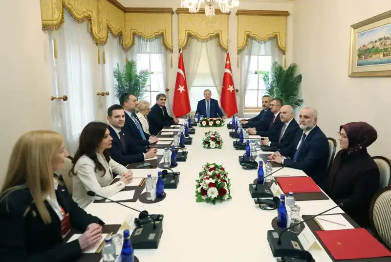 Balkan Ülkeleri Dışişleri Bakanları, Cumhurbaşkanı Erdoğan ile Görüştü