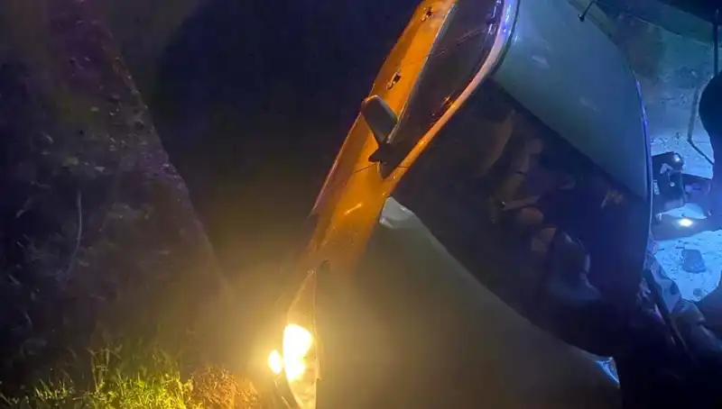 Adana'da Otomobil Şarampole Devrildi: İki Yaralı, Kaza Detayları ve Sonuçlar