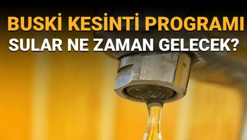 Nilüfer'de Su Kesintileri Ne Zaman Sona Erecek? BUSKİ Açıklama Yaptı