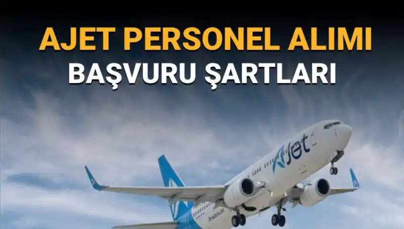AJet Hava Yolları Pilot Alımına Başladı: Sorumlu Kaptan ve II. Pilot Pozisyonları İçin İlan Yayınlandı!