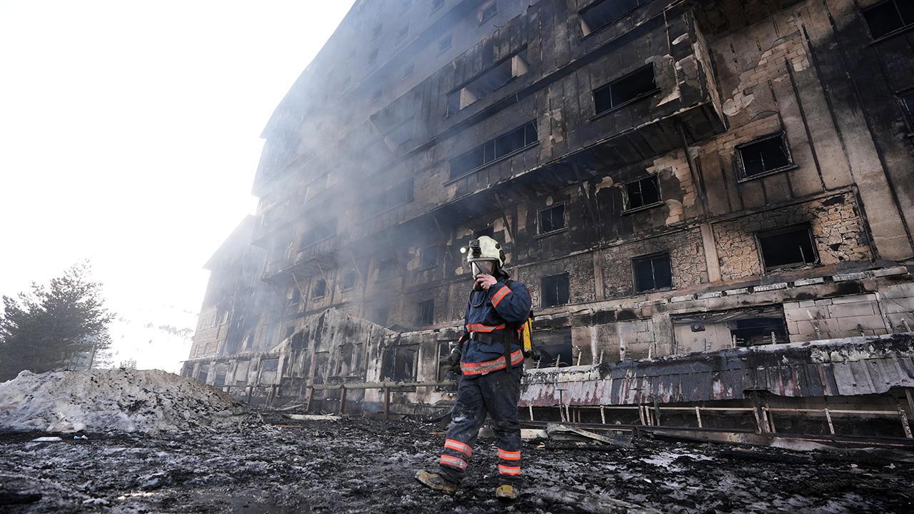 Kartalkaya'daki Otel Yangını İçin İtfaiye Raporu
