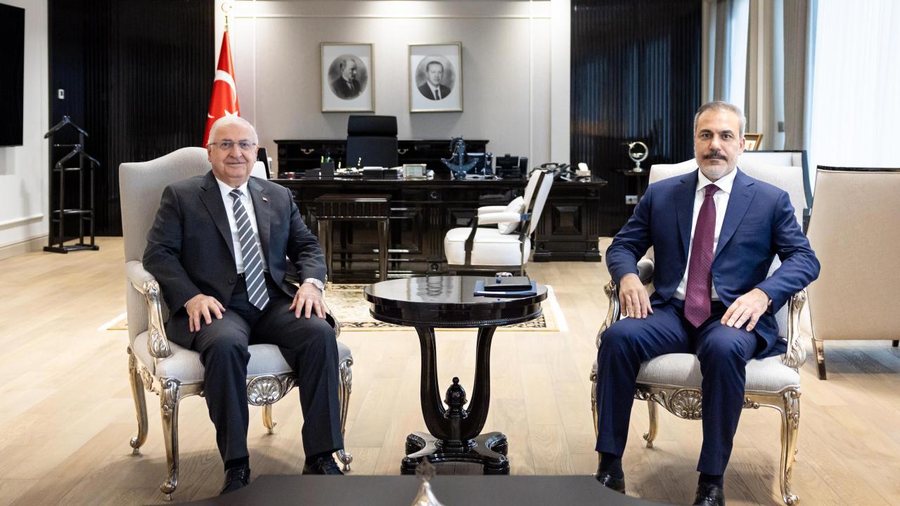 Bakan Güler ve Bakan Fidan Ankara'da buluştu